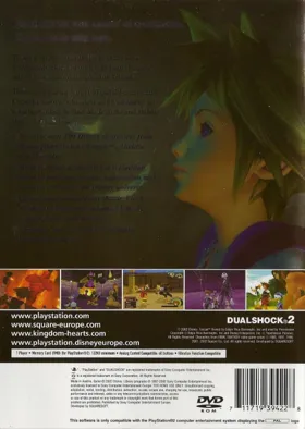 Kingdom Hearts box cover back